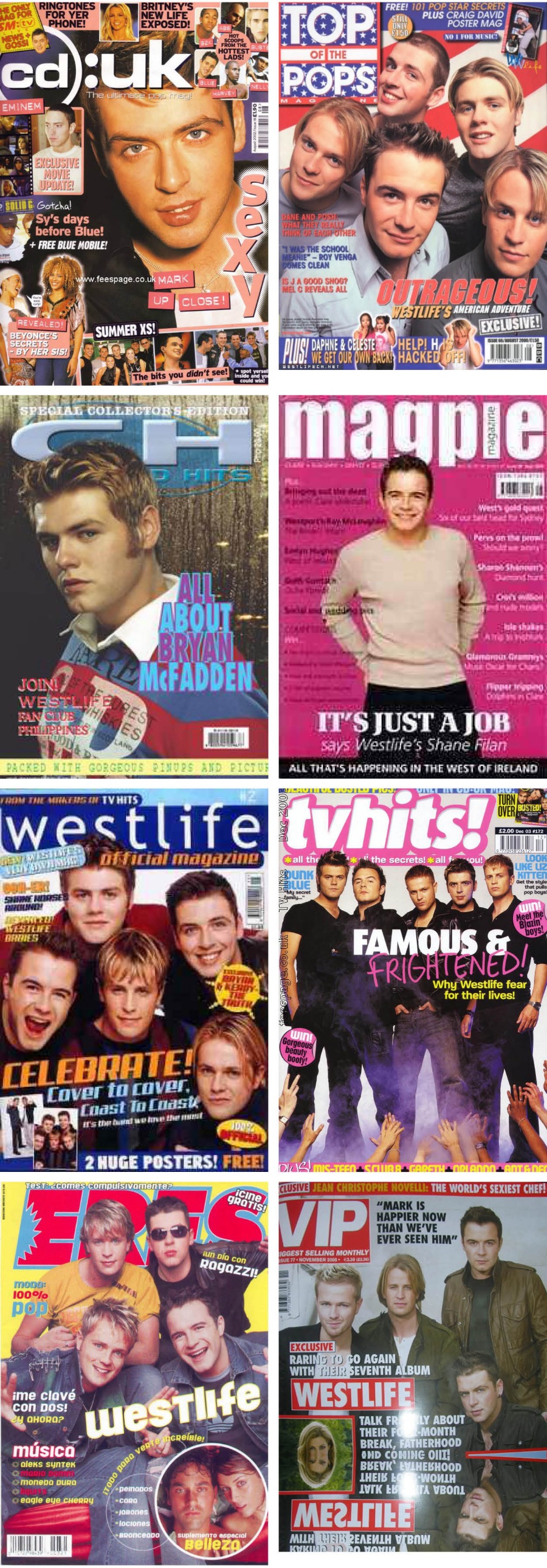 100张西城男孩杂志封面 你见过和没见过的都在这儿