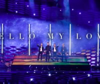 Westlife做客NTA表演Hello My Love轰动全场