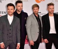 Westlife参加德国Golden Camera颁奖典礼