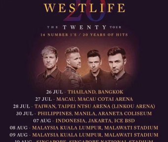 Westlife公布亚洲巡演