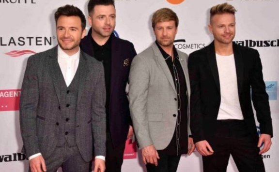 Westlife参加德国Golden Camera颁奖典礼