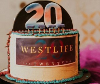 Westlife官博更新：二十周年特别蛋糕