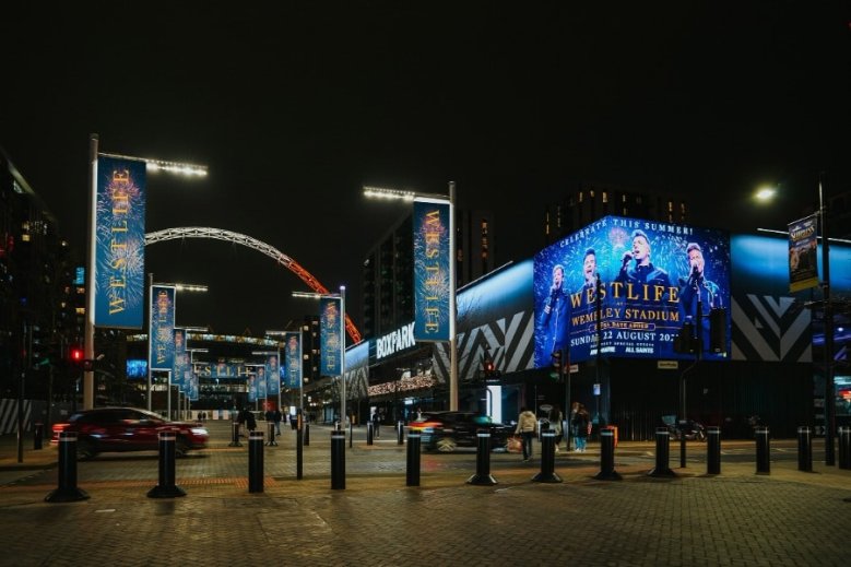 Westlife占领温布利大球场