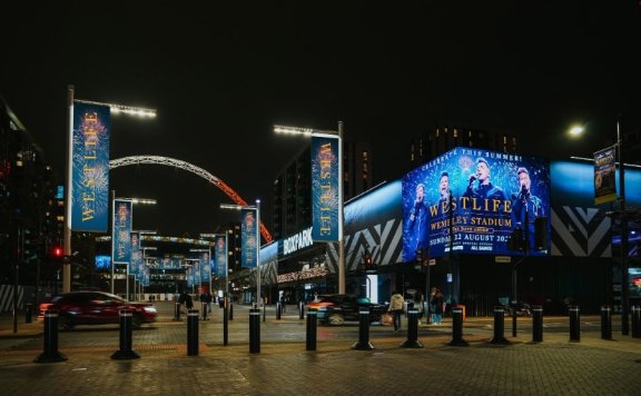 Westlife占领温布利大球场